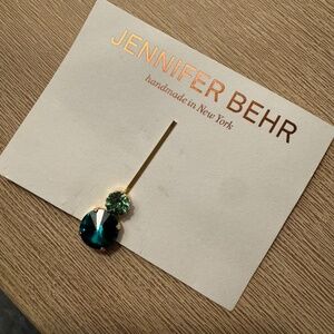 Jennifer Behr Myrla Bobby Pin - Emerald